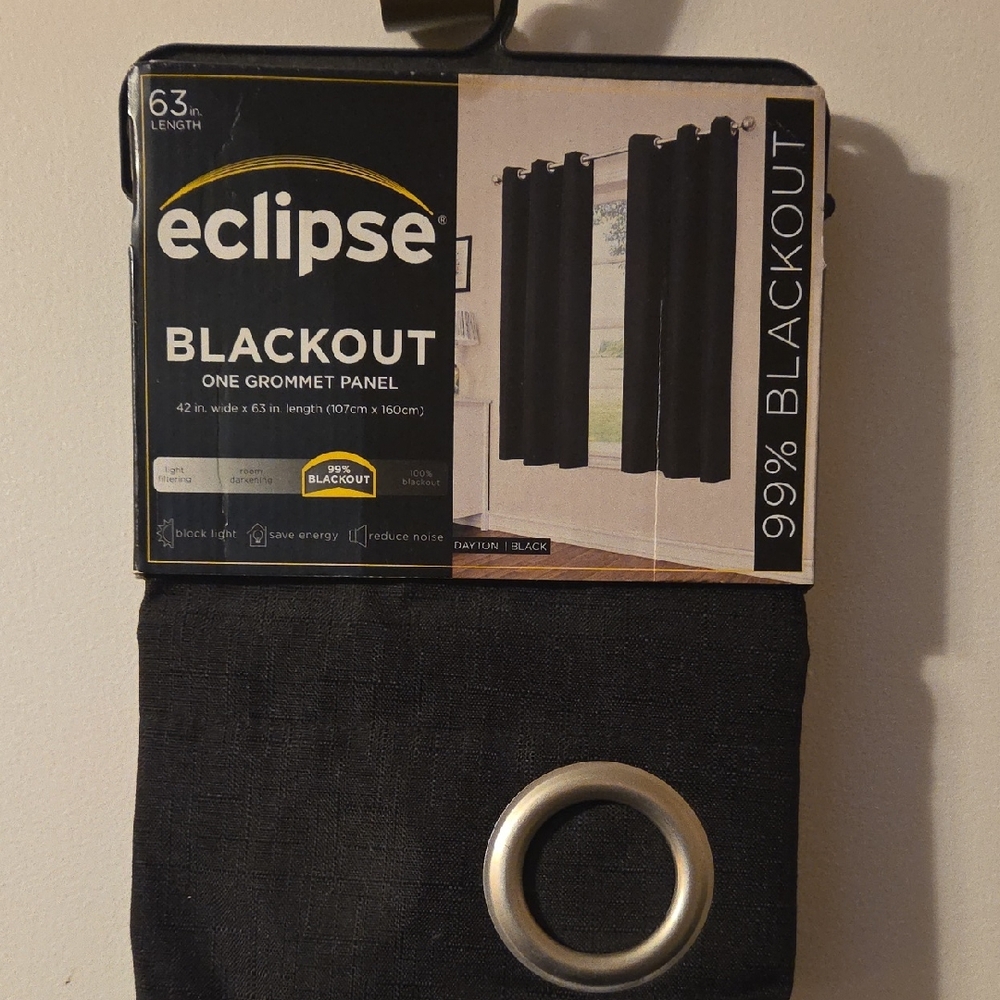 Eclipse Blackout Curtain with Grommet